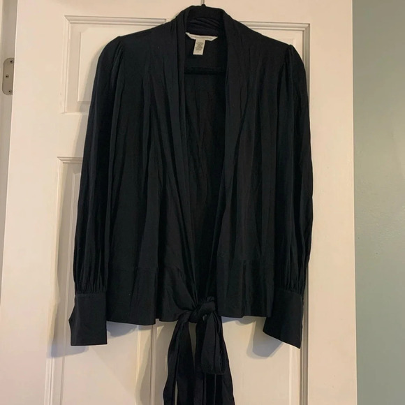 Tie Silk Cardigan - Picture 1 of 5